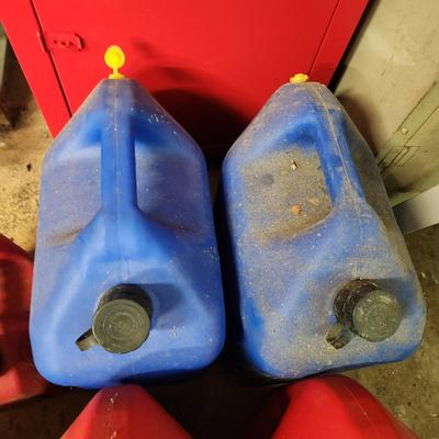 Lot of Gas Kerosene Containers