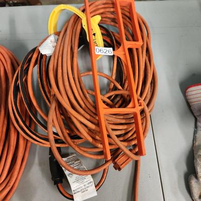 Lot of Extension Cords, Shop light, Jumper Cables