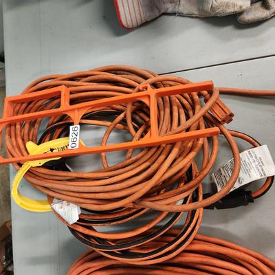 Lot of Extension Cords, Shop light, Jumper Cables