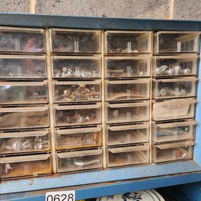 Hardware Storage Cabinets including contents