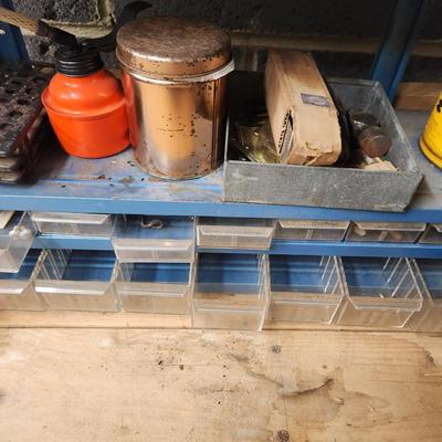 Hardware Storage Cabinets including contents