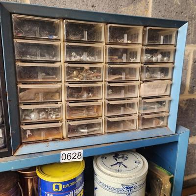 Hardware Storage Cabinets including contents