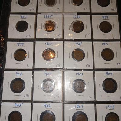 20 indian head pennies