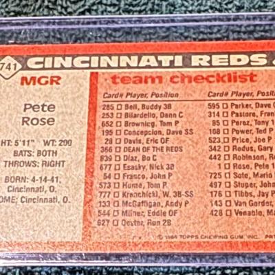 Topps Pete Rose Card #741