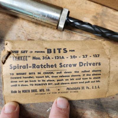 Vintage Yankee Quick Return Spiral Ratchet 131A