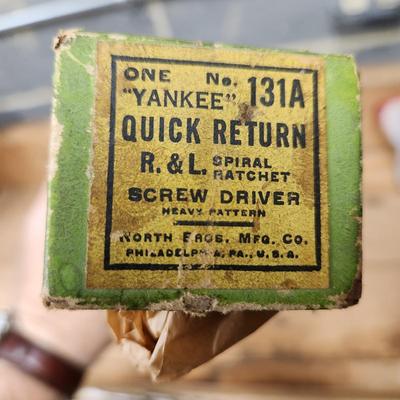 Vintage Yankee Quick Return Spiral Ratchet 131A
