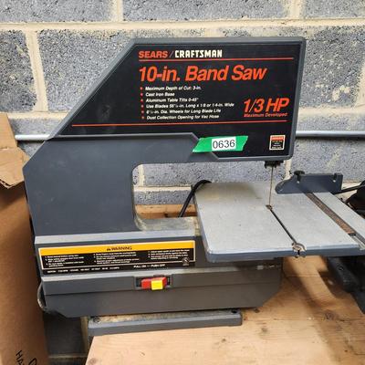 Craftsman 10" Band Saw Table top Tested Working