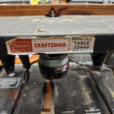 Craftsman Router with Table and Stand Tested Working