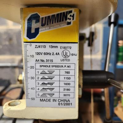 Cummins Pro Table Top Drill Press Tested Working