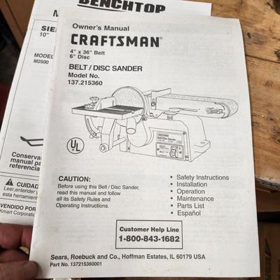 Benchtop Pro 10" Compound Miter Saw Tested working w manual