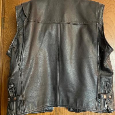 Leather vest