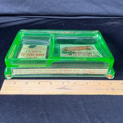 Lot 166 Rare Teaberry gum tray