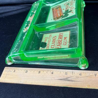 Lot 166 Rare Teaberry gum tray