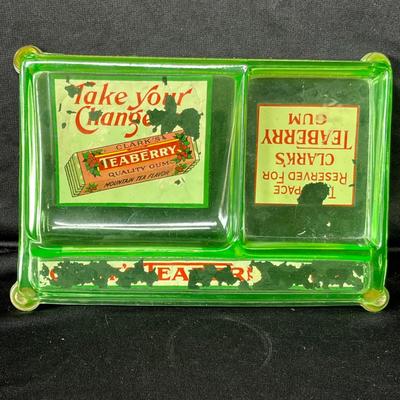 Lot 166 Rare Teaberry gum tray