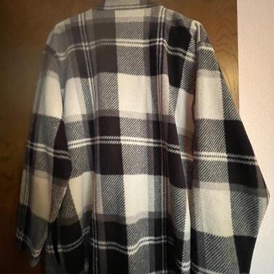 Zip up fleece shacket