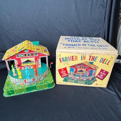 Lot 174 Vintage Mattel Farmer In the Dell in box!