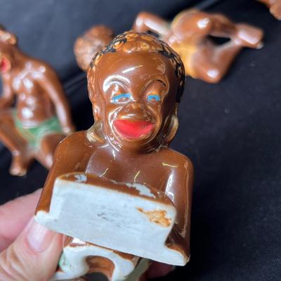 Lot 177 Vintage Black Figure set