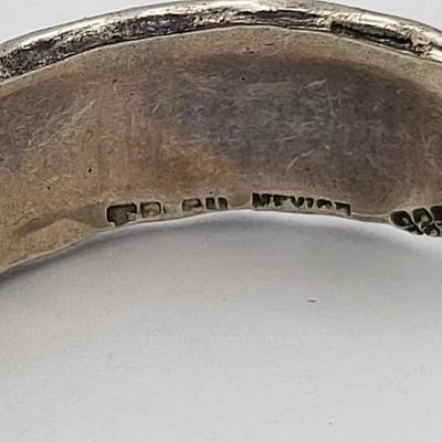 Two Sterling Cuff Bracelets 43.3gr