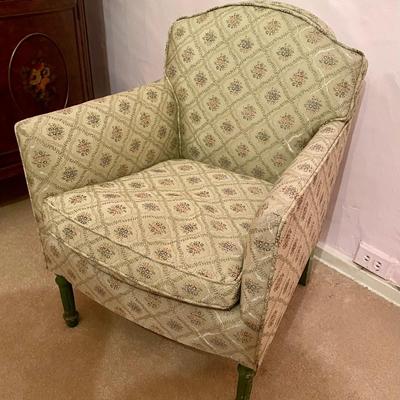 Vintage Small Upholstered Armchair
