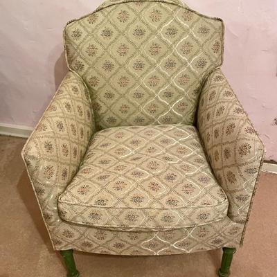 Vintage Small Upholstered Armchair