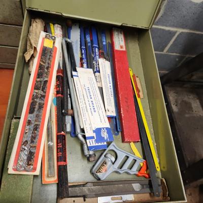 12 Drawer Metal Industrial Hardware Storage Cabinet includes vintage content