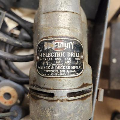 Vintage Home Utility Black & Decker Electric Drill Towson Md.