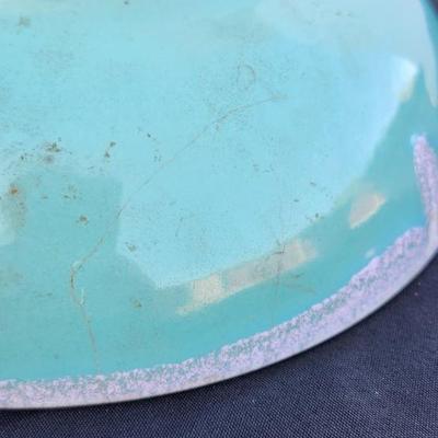 Pottery Lot, including teal Drip and pfaltzgraff