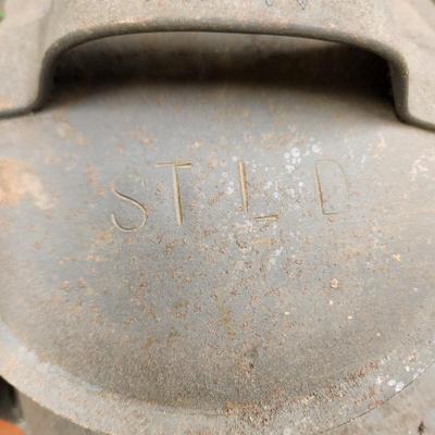 Vintage Dairy Milk Can "KW" on Handle "STLD" on Lid