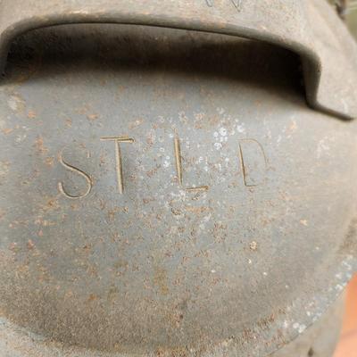 Vintage Dairy Milk Can "KW" on Handle "STLD" on Lid