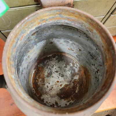 Vintage Dairy Milk Can "KW" on Handle "STLD" on Lid