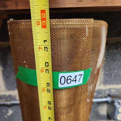 Roll of Liberty Bronze Wire Screen Mesh Cloth 32" wide