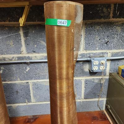 Roll of Liberty Bronze Wire Screen Mesh Cloth 32" wide