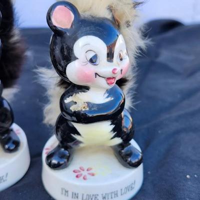 Ceramic Lot, including UCAGCO Skunks