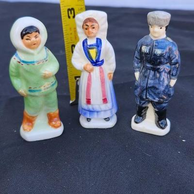 Collectible Porcelain Figurine Lot, marked Japan