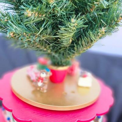 Avon Musical Advent Christmas Tree with Ornaments
