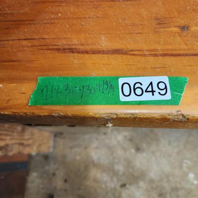 Sturdy Solid wood Work Table 71x30x30 1.75" thick top