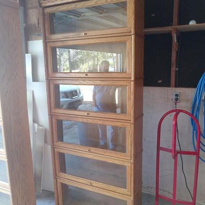 Stacking Oak bookcase