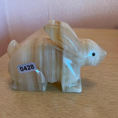 Alabaster onyx rabbit