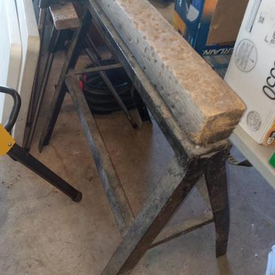 Trap, Hand tool, 2 dollys, saw horses