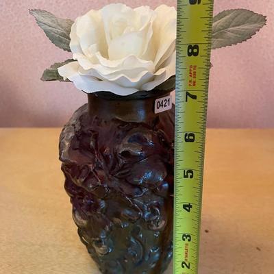Vase & flower