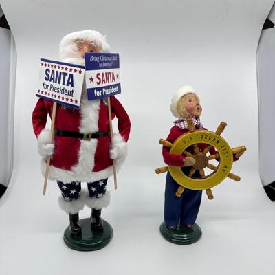 1062 Byers Choice Santa with Sailor SS Ocean City, MD.