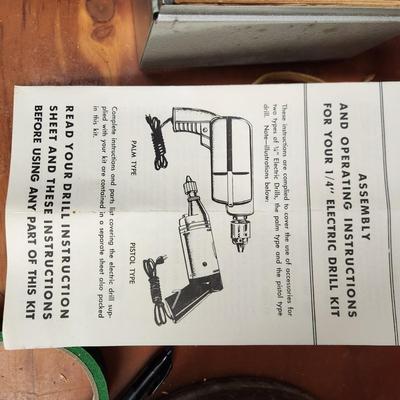 Vintage Pet Tools Portable Electric Tools Drill Pistol Type 77