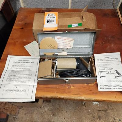 Vintage Pet Tools Portable Electric Tools Drill Pistol Type 77