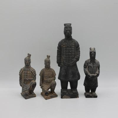 Chinese Imperial Terracotta Soldier Figurines - Set of 4