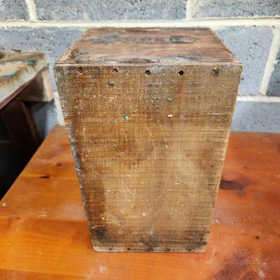 Vintage Wooden Ammo Box Crate Western Shot Shells 16GA
