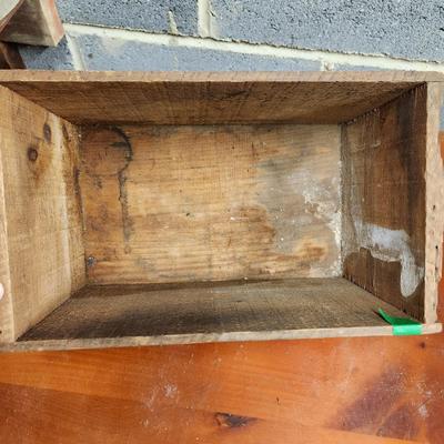 Vintage Wooden Ammo Box Crate Western Shot Shells 16GA