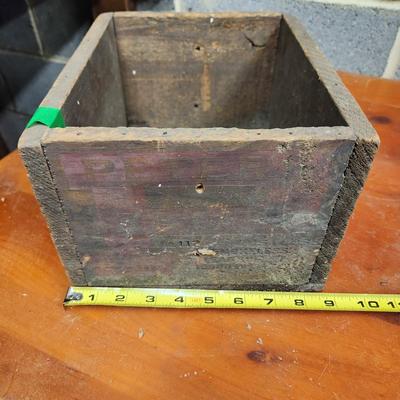 Wooden Ammo Crate Box Peters Cartridge Division Kings Mills Ohio