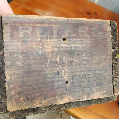 Wooden Ammo Crate Box Peters Cartridge Division Kings Mills Ohio