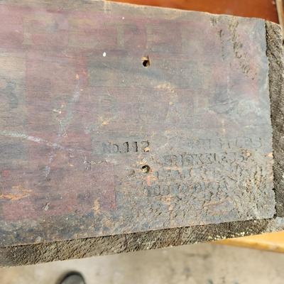 Wooden Ammo Crate Box Peters Cartridge Division Kings Mills Ohio