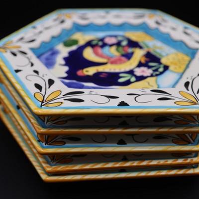 Set of (4) - Abigails Rooster Decorative Plates (4)